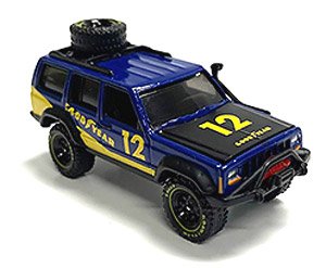 Jeep Cherokee XJ Goodyear Blue (Diecast Car)