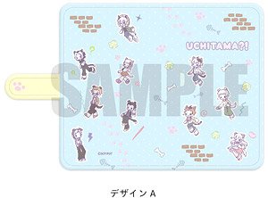 Uchitama?! Have You Seen My Tama? Notebook Type Smart Phone Case (Multi L) Sweetoy-A (Anime Toy)