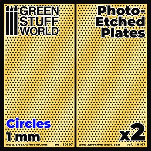 Photo-Etched Plates - Large Circles (Plastic model)