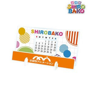 Shirobako the Movie Desktop Acrylic Perpetual Calendar (Anime Toy)