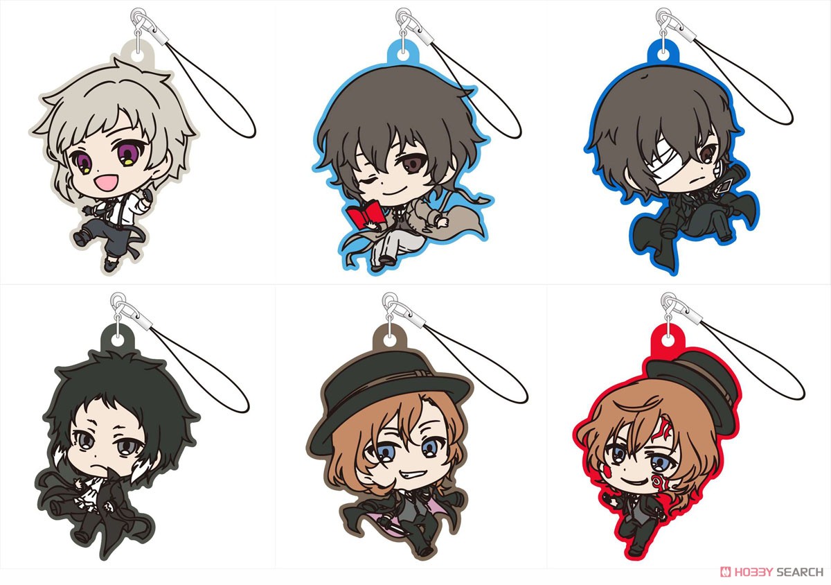Bungo Stray Dogs Pop-up Character Rubber Strap (Set of 6) (Anime Toy) Item picture7