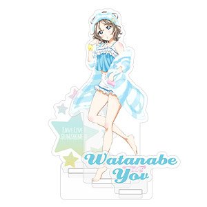 Love Live! Sunshine!! You Watanabe Acrylic Stand Pajama Ver. (Anime Toy)
