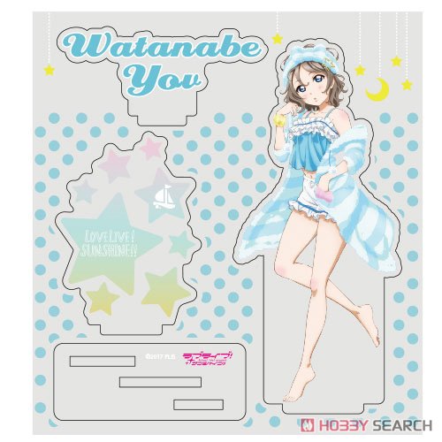 Love Live! Sunshine!! You Watanabe Acrylic Stand Pajama Ver. (Anime Toy) Item picture2