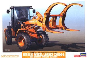Hitachi Construction Machinery Wheel Loader ZW100-6 Log Grapple Type (Plastic model)