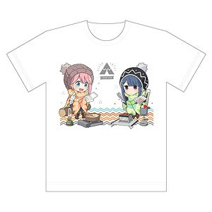Heyacamp Full Color T-Shirt (Nadeshiko & Rin / Mini Character) M Size (Anime Toy)