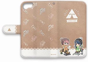 Heyacamp Notebook Type Smartphone Case (Nadeshiko & Rin / Mini Chara) for iPhone6 & 7 & 8 (Anime Toy)