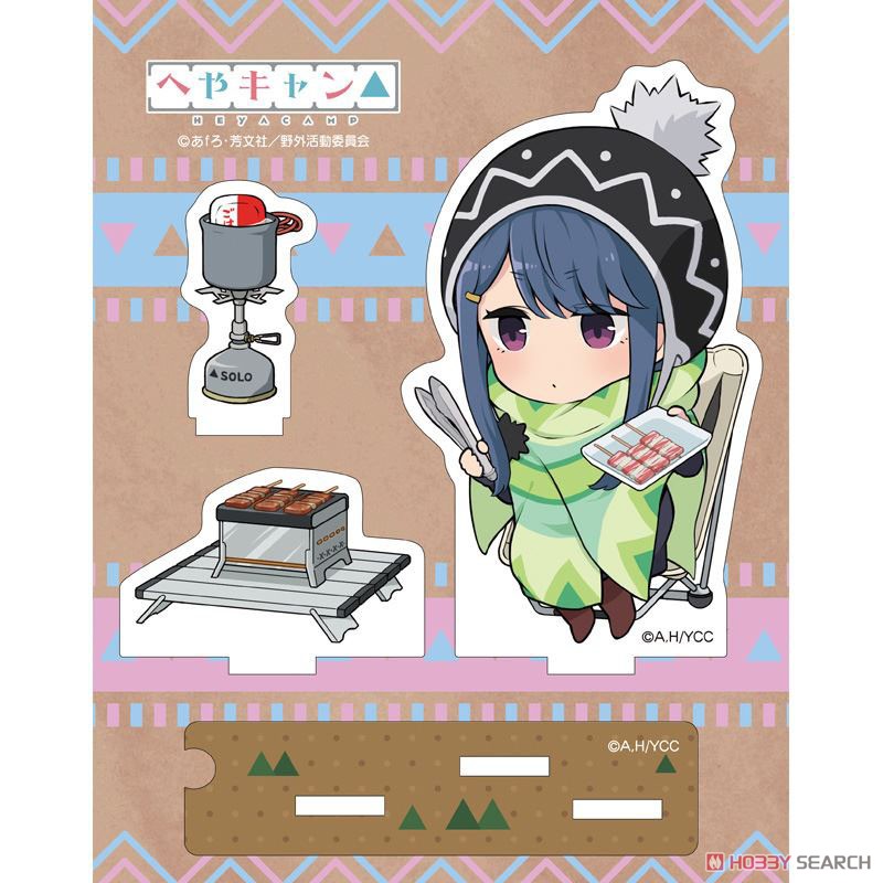 Heyacamp Acrylic Stand (Rin / Mini Chara) (Anime Toy) Item picture1
