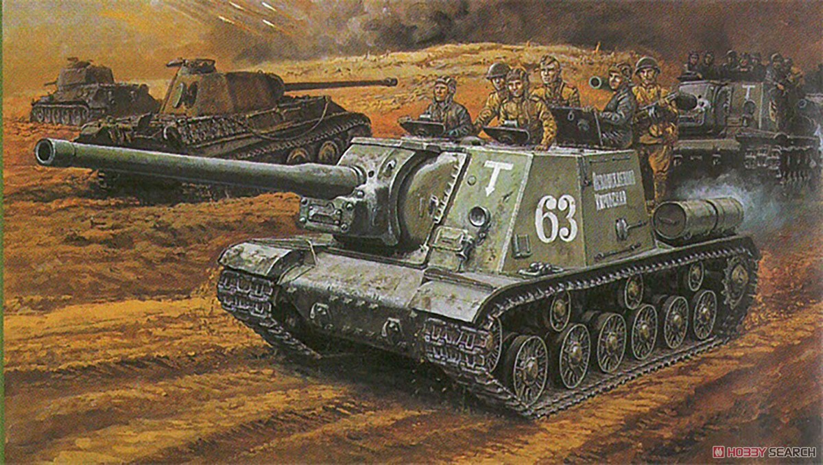 WW.II ソビエト軍 JSU-122 vs ドイツ軍 対戦車兵 (プラモデル) その他の画像1