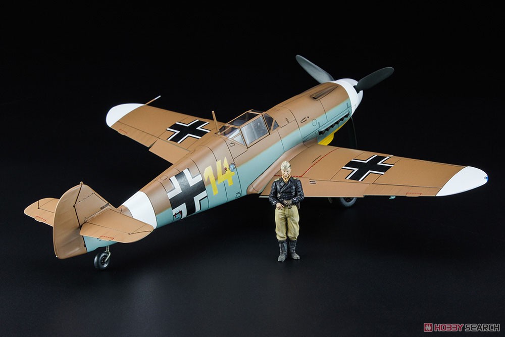 メッサーシュミット Bf109F-4 Trop `アフリカの星(マルセイユ)`w/フィギュア (プラモデル) 商品画像2