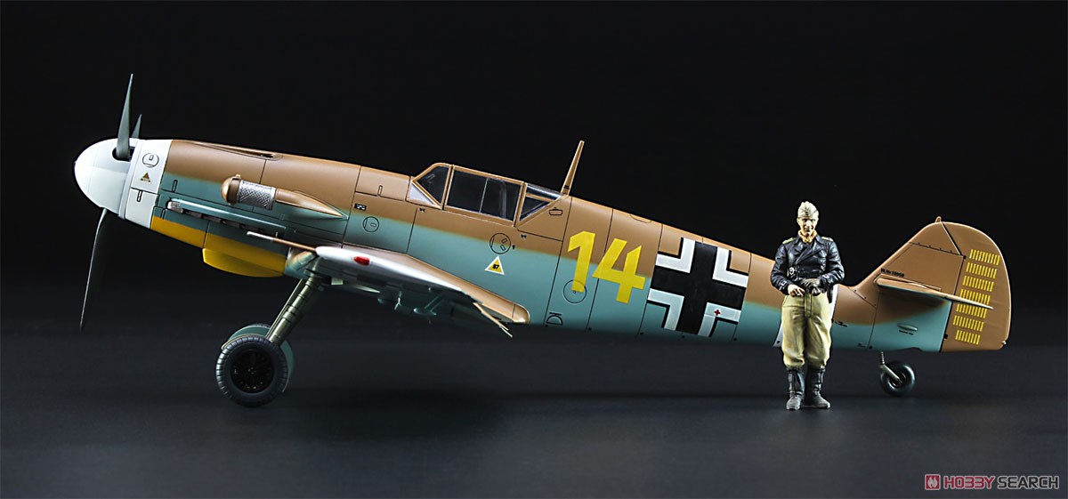 メッサーシュミット Bf109F-4 Trop `アフリカの星(マルセイユ)`w/フィギュア (プラモデル) 商品画像4