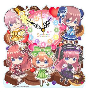 The Quintessential Quintuplets Puchichoko Acrylic Table Clock [Lolita Ver.] (Anime Toy)