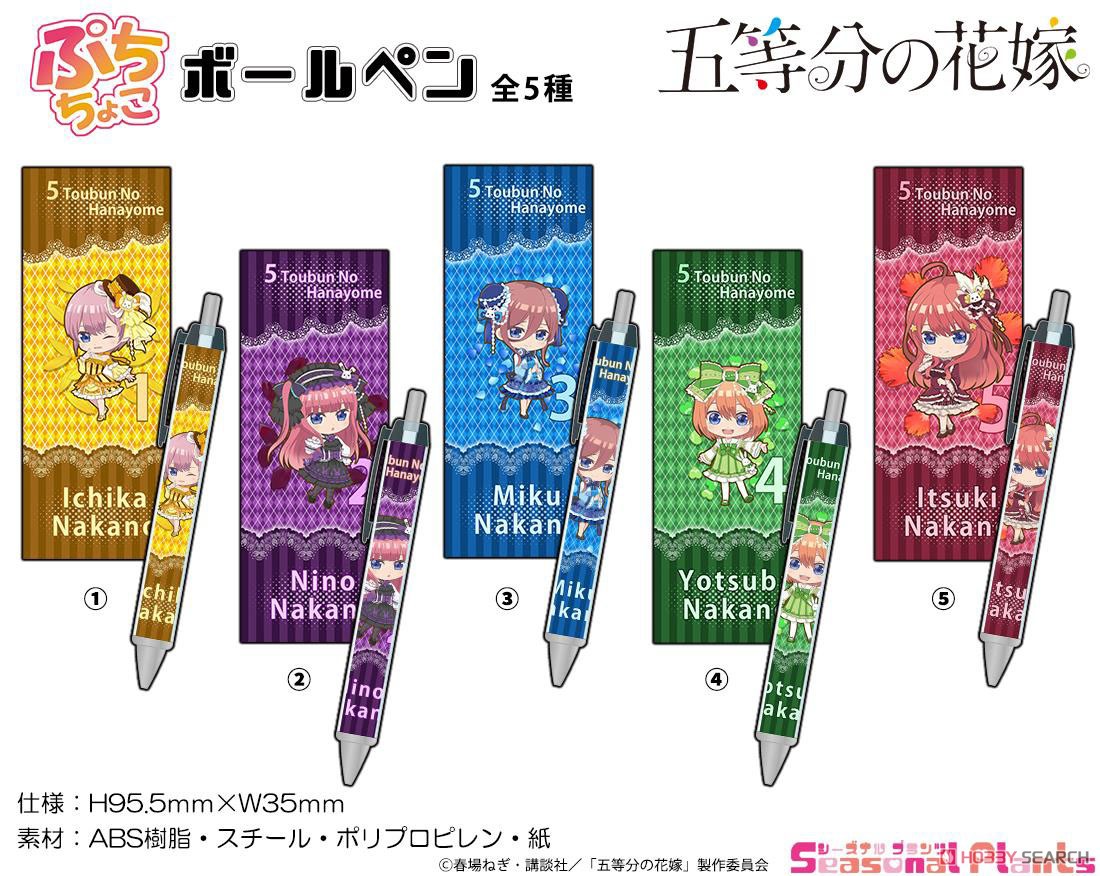 五等分の花嫁 ぷちちょこボールペン 【中野五月】 ロリィタver. (キャラクターグッズ) その他の画像1