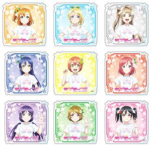 Love Live! Acrylic Badge A Song for You! You? You!! Ver. (Set of 9) (Anime Toy)