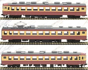 1/80(HO) J.N.R. Ordinary Express Series 455(475) Standard Set (Basic 3-Car Set) (Model Train)