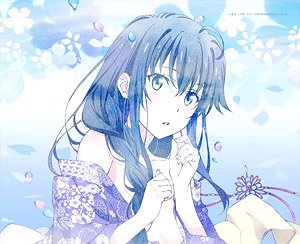 My Teen Romantic Comedy Snafu Fin [Especially Illustrated] Kimono Yukino Canvas Panel (Anime Toy)