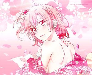 My Teen Romantic Comedy Snafu Fin [Especially Illustrated] Kimono Yui Canvas Panel (Anime Toy)