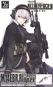 1/12 Little Armory (LA062) M14EBR-RI Type (Plastic model)