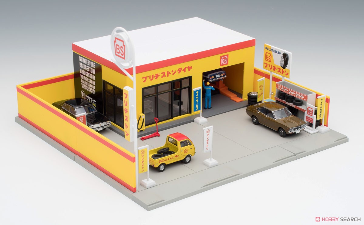 Tomicarama Vintage05b Tire Shop (Bridgestone) (Diecast Car) Other picture1