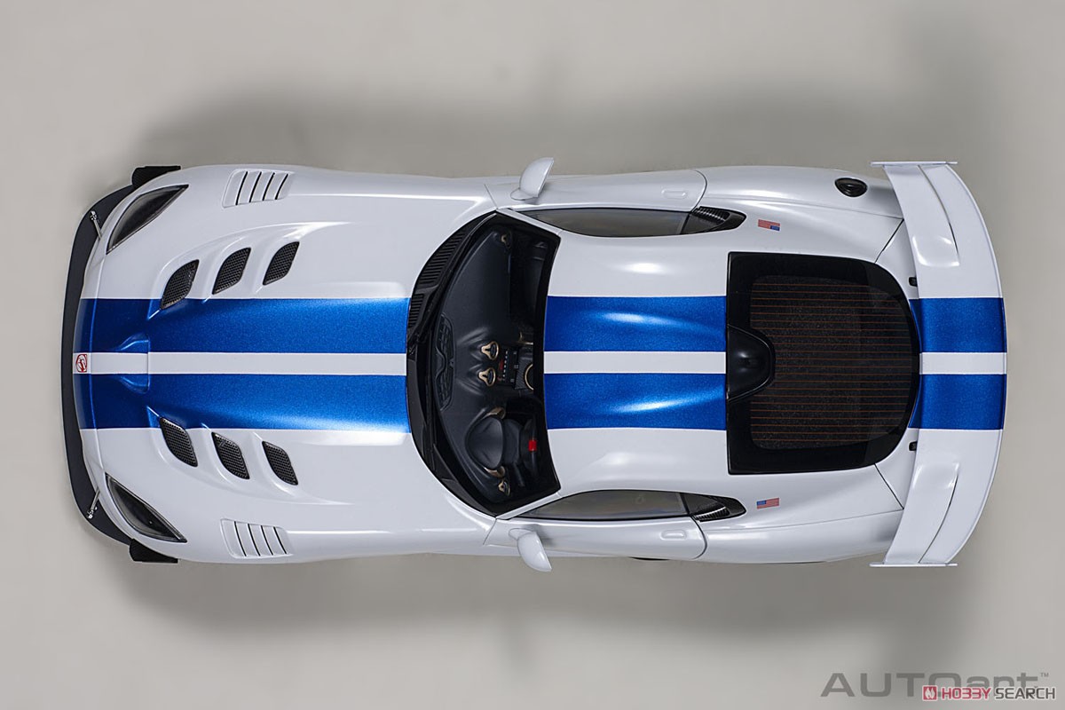 ダッジ バイパー GTS-R コメモラティブ エディション ACR (パール・ホワイト/ブルー・ストライプ) (ミニカー) 商品画像10