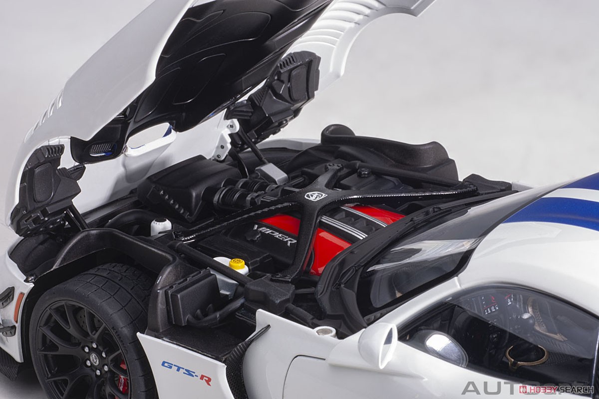 ダッジ バイパー GTS-R コメモラティブ エディション ACR (パール・ホワイト/ブルー・ストライプ) (ミニカー) 商品画像4