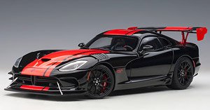 Dodge Viper 1:28 Edition ACR (Black / Red Stripe) (Diecast Car)