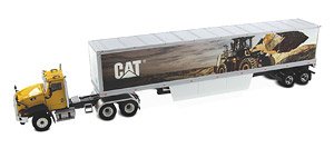 Cat CT660 Trailer Head w/Panel Trailer (Diecast Car)