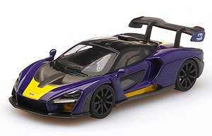 McLaren Senna Purple / Yellow (LHD) (Diecast Car)