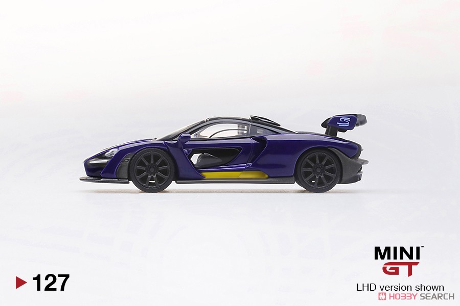 McLaren Senna Purple / Yellow (RHD) (Diecast Car) Other picture3