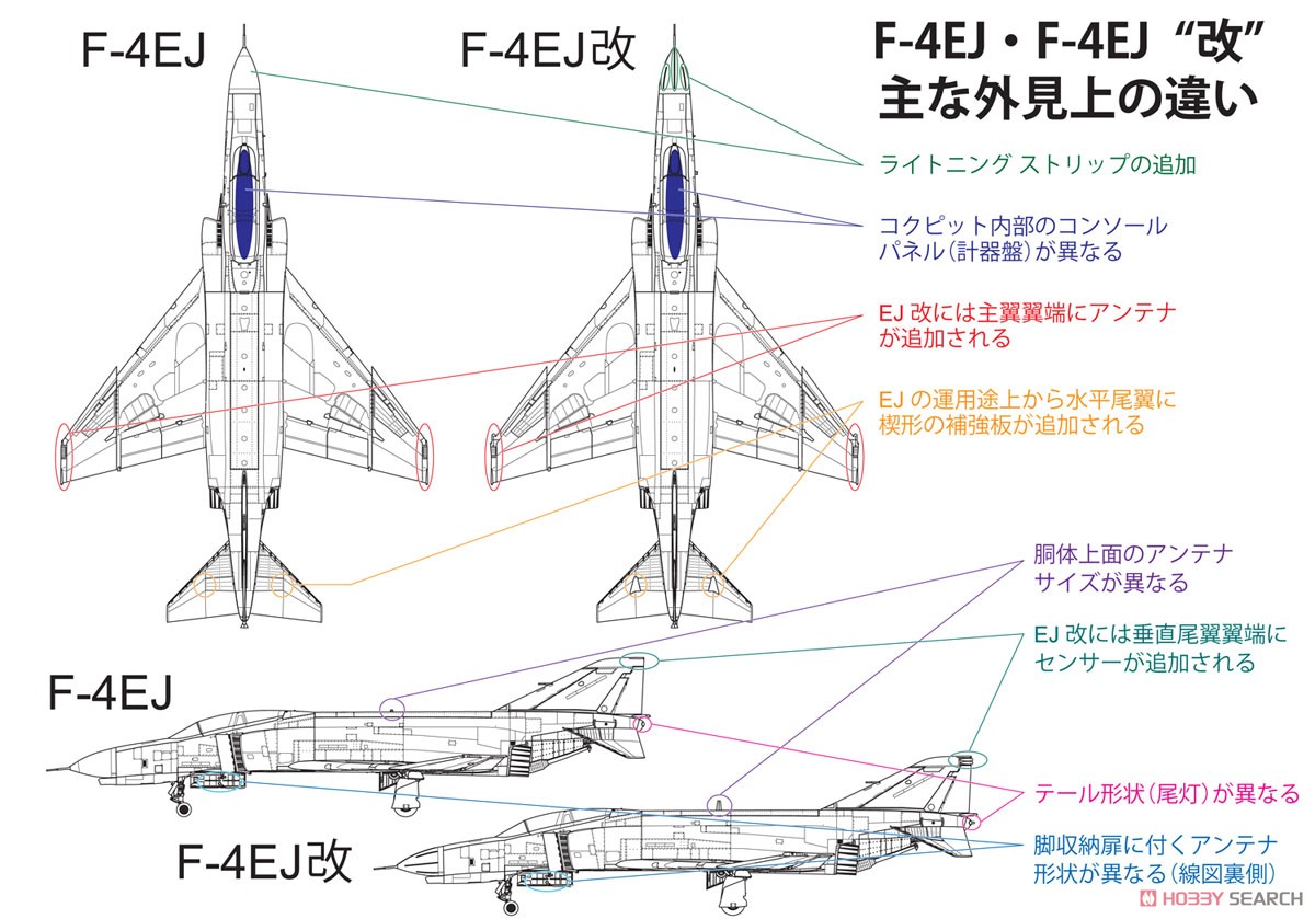 航空自衛隊 F-4EJ 戦闘機 (プラモデル) その他の画像3