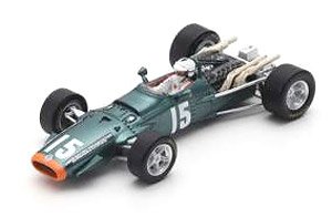 BRM P126 No.15 2nd Monaco GP 1968 Richard Attwood (ミニカー)