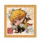 Demon Slayer: Kimetsu no Yaiba Microfiber Coaster Zenitsu Agatsuma Oni Taiji Ver. (Anime Toy) 商品画像1 Thumbnail