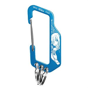 The Quintessential Quintuplets Carabiner Key Ring Miku Ver. (Anime Toy)