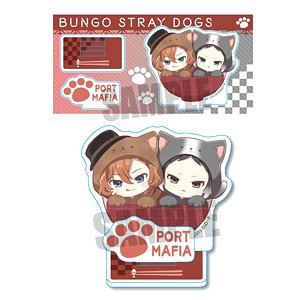 Nekomanma Acrylic Figure Bungo Stray Dogs Akutagawa & Nakahara (Anime Toy)