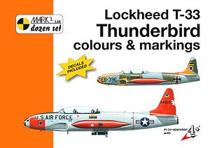 Lockheed T-33 Thunderbird Colours and Markings w/1/72 Decal (Book)