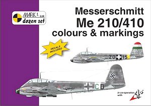 Me210/Me410 カラー & マーキング w/ 1/48デカール (書籍)