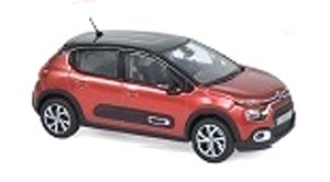 Citroen C3 2020 Red/Black Roof (Diecast Car)