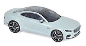 Polestar 1 2020 Magnesium Silver Chrome Frame Black Interior (Diecast Car)