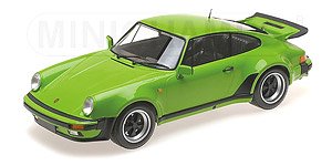 ポルシェ 911 ターボ 1977 ライトグリーン (ミニカー)