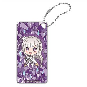 Re:Zero -Starting Life in Another World- Pop-up Character Domiterior Key Chain Emilia (Anime Toy)