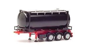 (HO) 26ft.コンテナシャーシ with スワップコンテナ ブラック (鉄道模型)