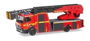 (HO) Mercedes-Benz Atego Ladder Fire Engine `Herzogenrath Fire Brigade` (Model Train)