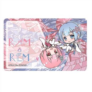 Re:Zero -Starting Life in Another World- Pop-up Character IC Card Sticker Ram & Rem (Childhood) (Anime Toy)