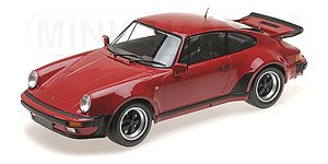 ポルシェ 911 ターボ 1977 カーマイン (レッド系) (ミニカー)