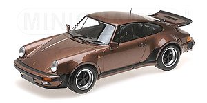 ポルシェ 911 ターボ 1977 ブラウンメタリック (ミニカー)