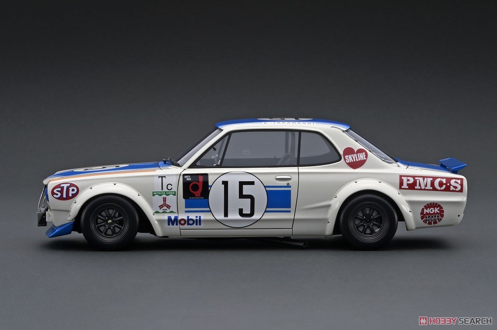 Nissan Skyline 2000 GT-R (KPGC10) (#15) 1972 Fuji 300km Speed Race (ミニカー) 商品画像2