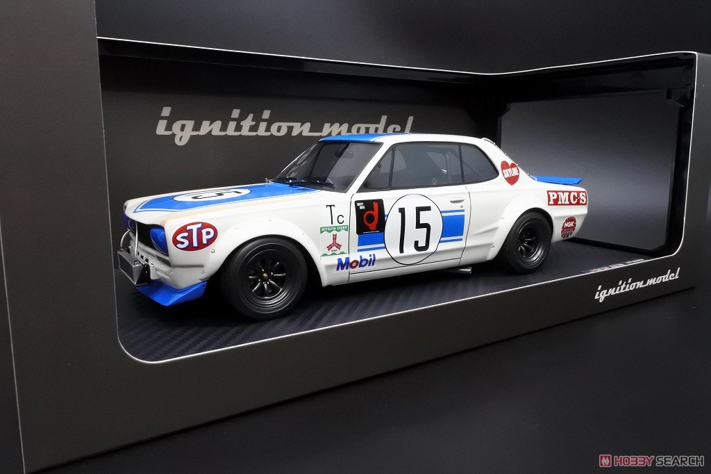 Nissan Skyline 2000 GT-R (KPGC10) (#15) 1972 Fuji 300km Speed Race (ミニカー) 商品画像4