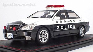 Toyota Crown (GRS180) 静岡県警 交通機動隊55号 (ミニカー)