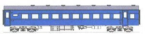 J.N.R. SUHAFU42 (Improved Car: Tadotsu Factory Type) Conversion Kit (Unassembled Kit) (Model Train)