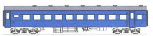 J.N.R. SUHAFU42 (Improved Car: Tadotsu Factory Type) Conversion Kit (Unassembled Kit) (Model Train)