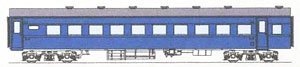 J.N.R. SUHAFU42 / SUHAFU44 (Improved Car) Conversion Kit (Unassembled Kit) (Model Train)